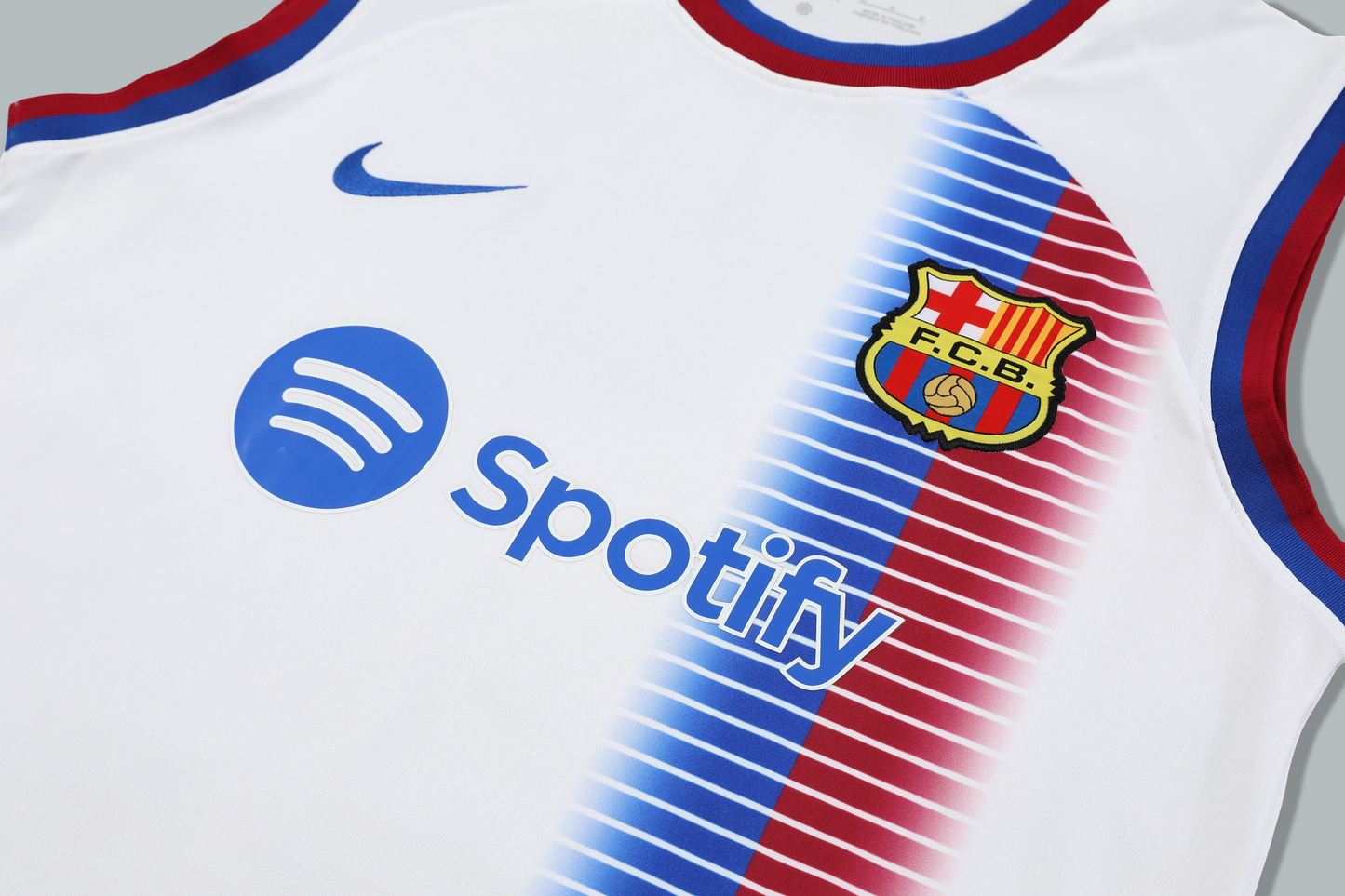 Barcelona 24/25 "Catalan Gradient" Sleeveless Training Jersey and Shorts Set