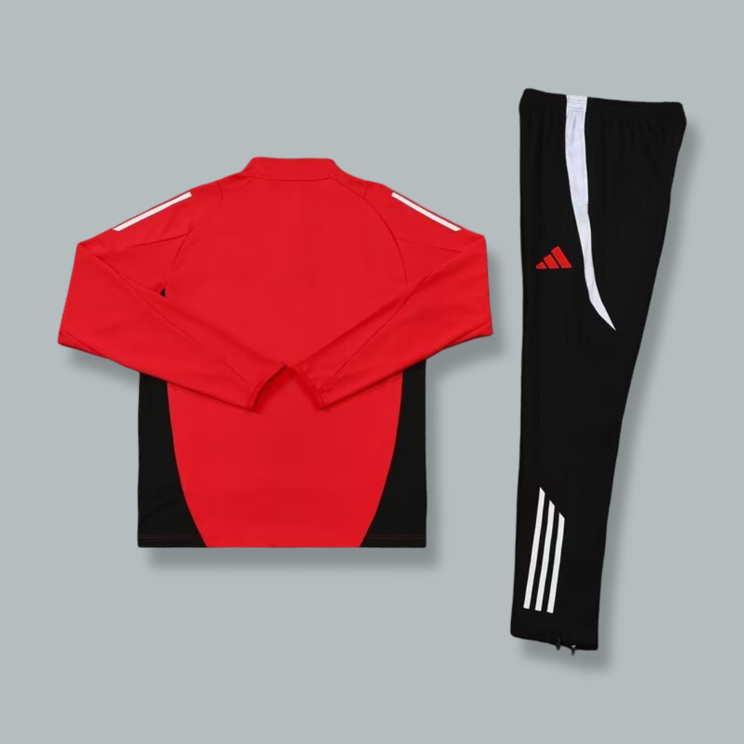 Manchester United 25/26 Training Tracksuit "Red & Black Precision Edition"