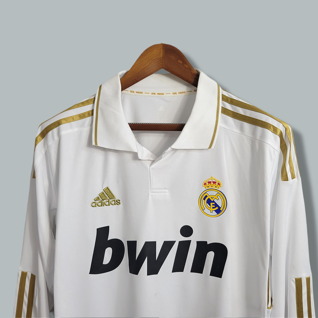 2011-2012 Real Madrid Home Long Sleeve Kit