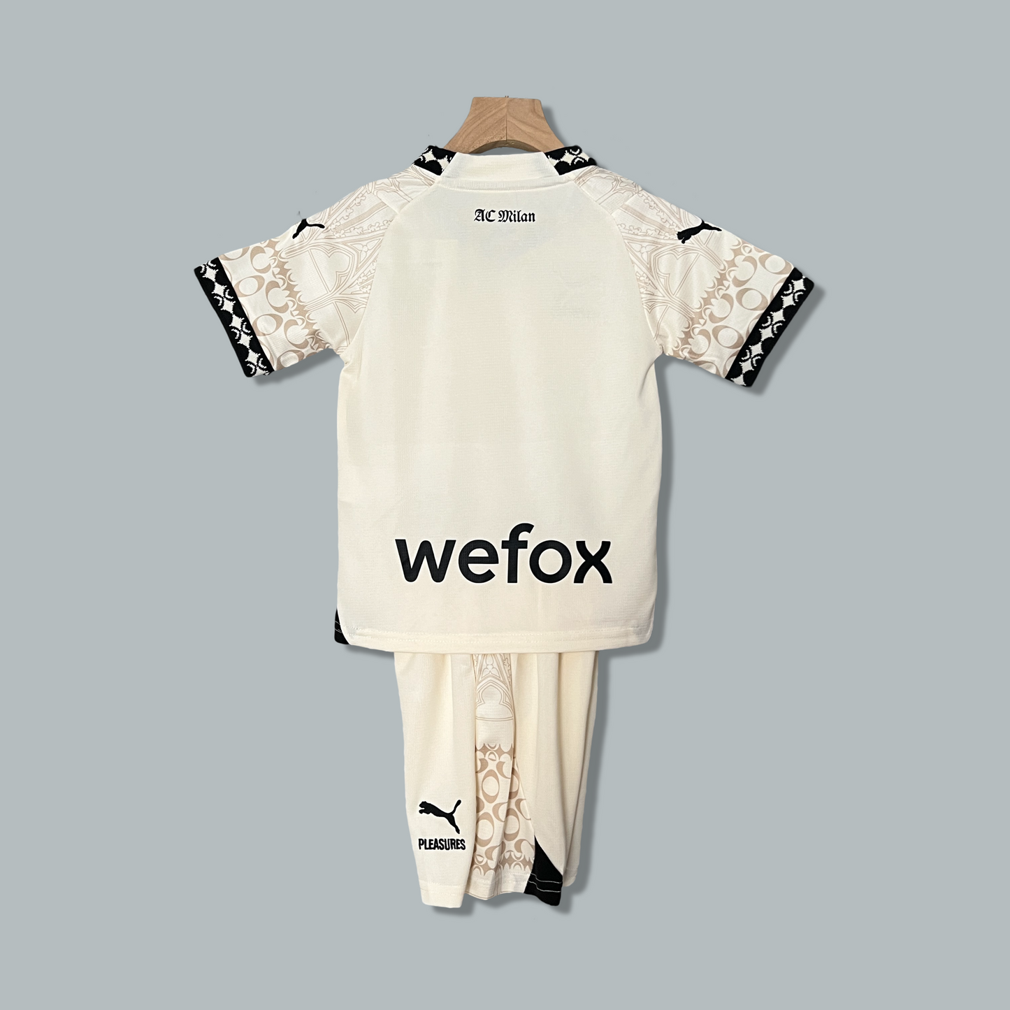 AC Milan 24/25 x Pleasures "White" Premium Kids Kit