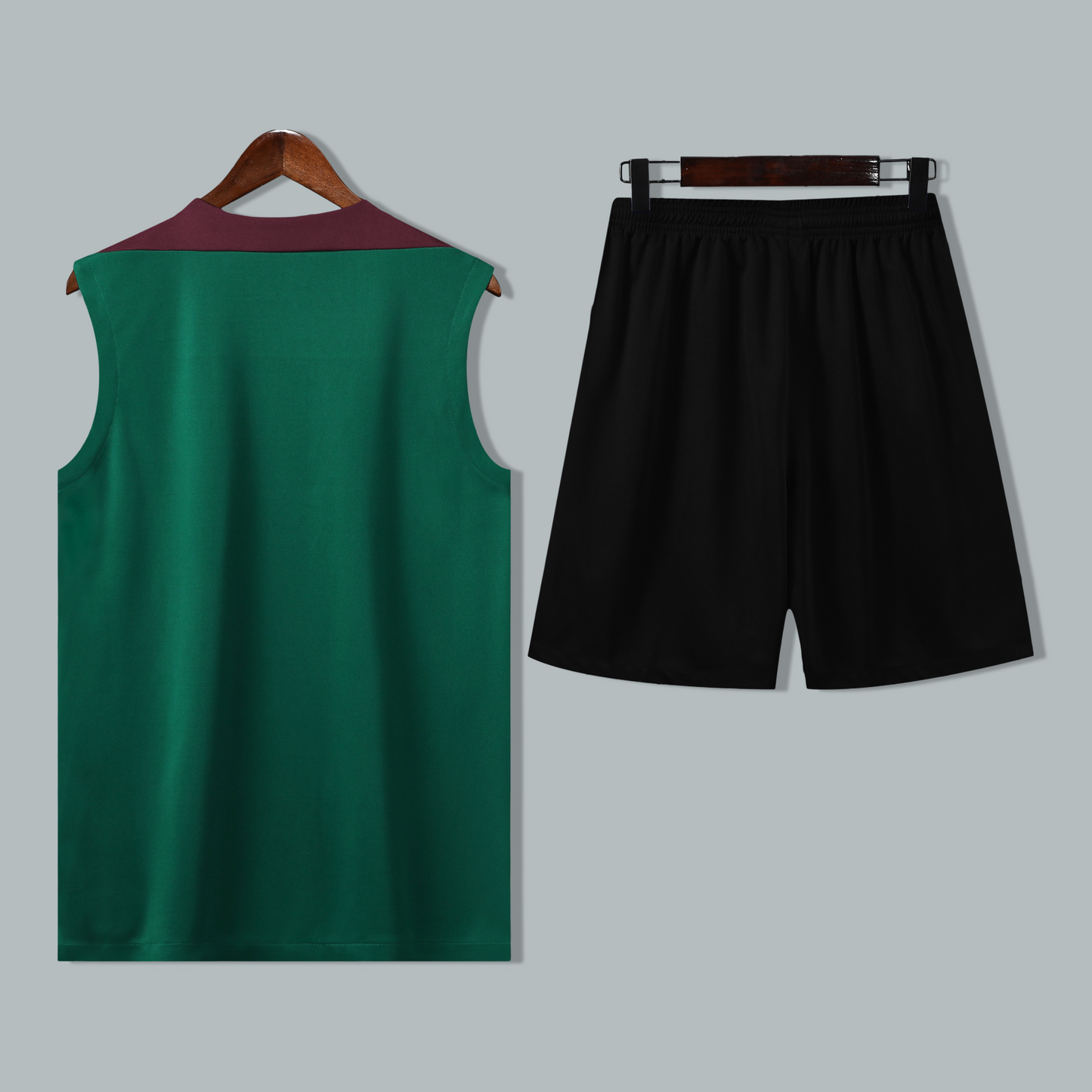 PSG 25/26 "Emerald Green" Sleeveless Training Jersey and Shorts Set