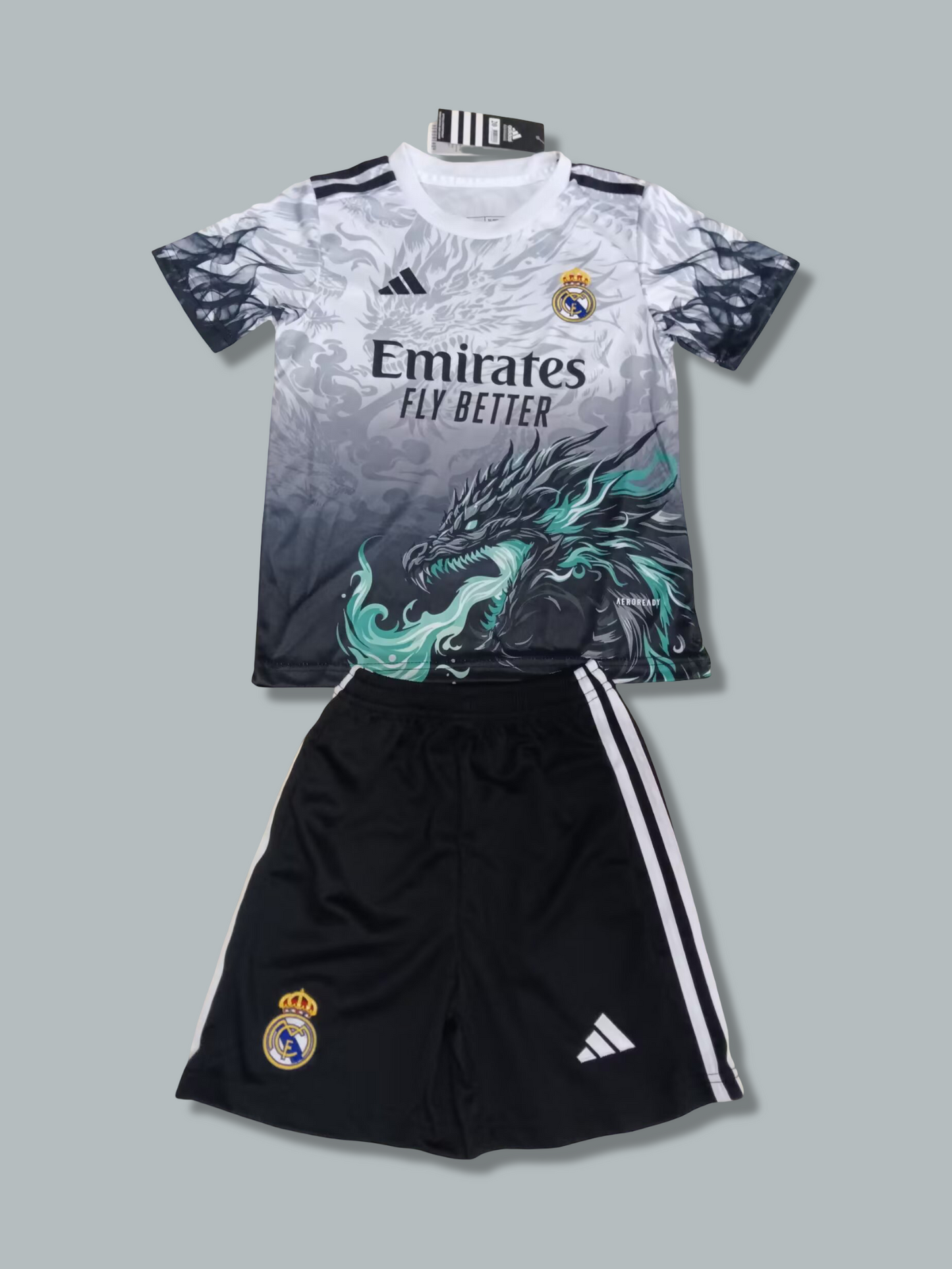 Real Madrid 25/26 "Emerald Flame" Premium Kids Kit