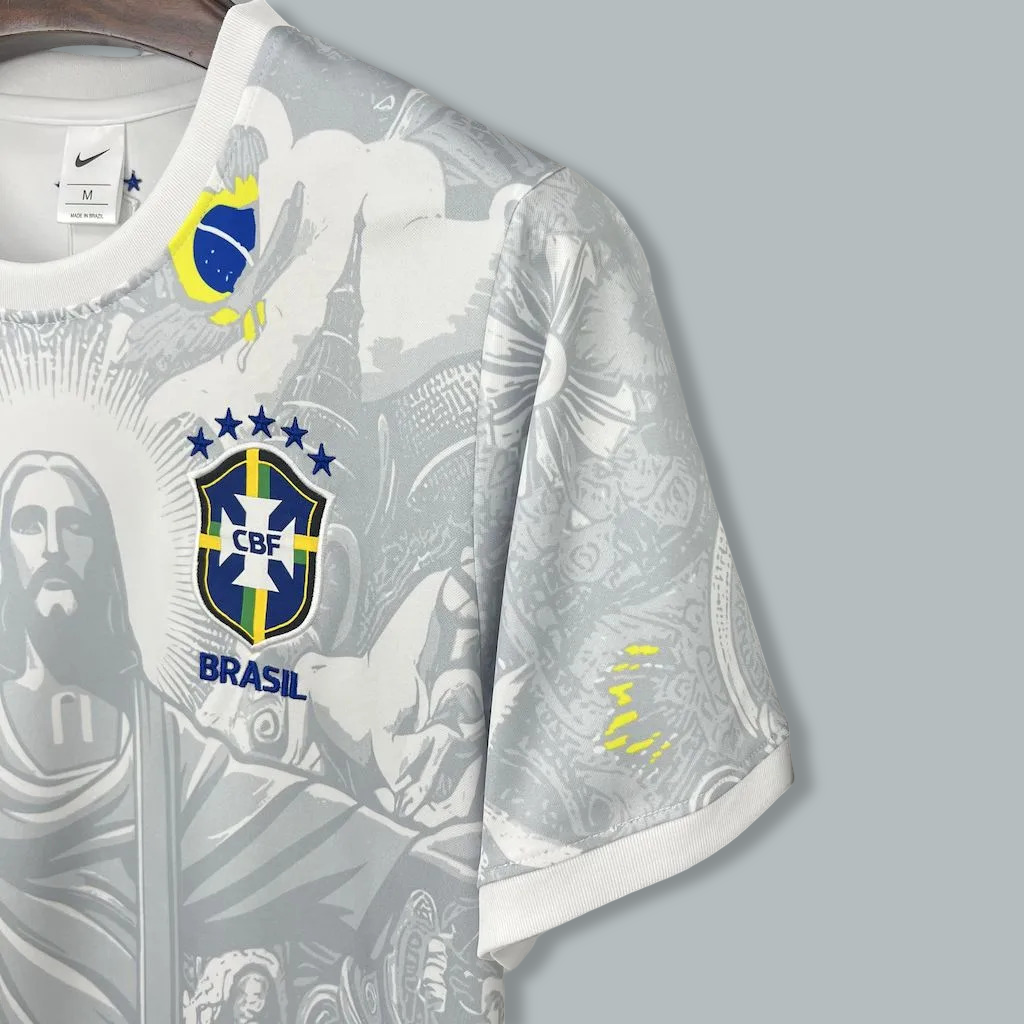 Brazil 25/26 "Christ the Redeemer White" Premium Kit