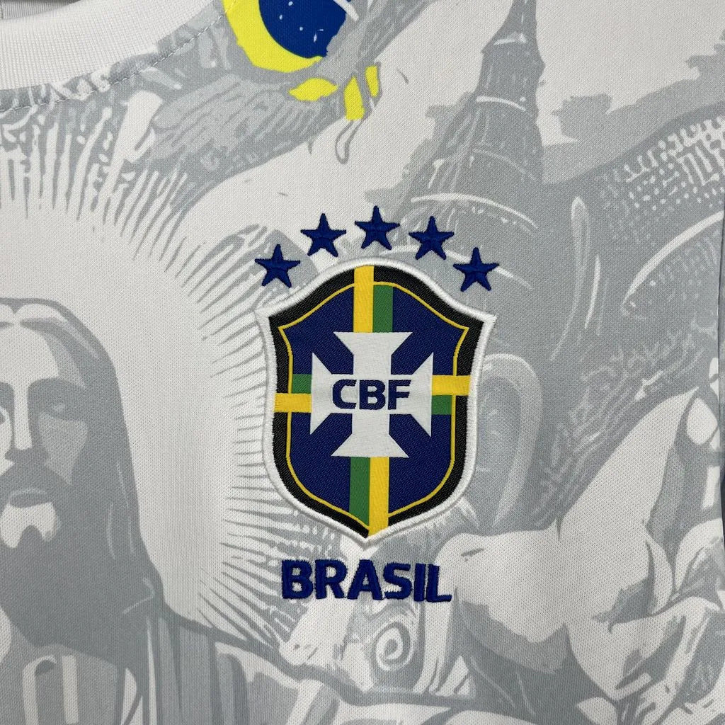 Brazil 25/26 "Christ the Redeemer White" Premium Kit