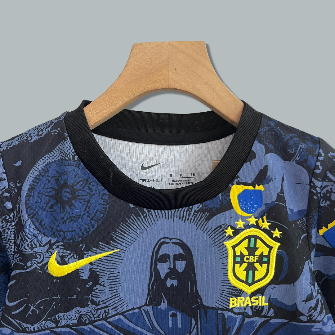 Brazil "Jesus" Blue Premium Kids Kit