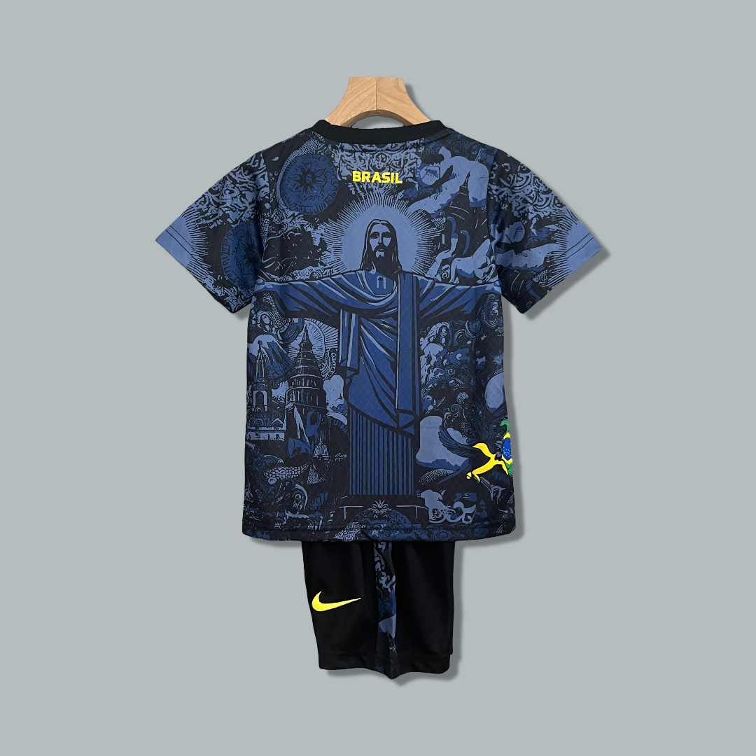 Brazil "Jesus" Blue Premium Kids Kit