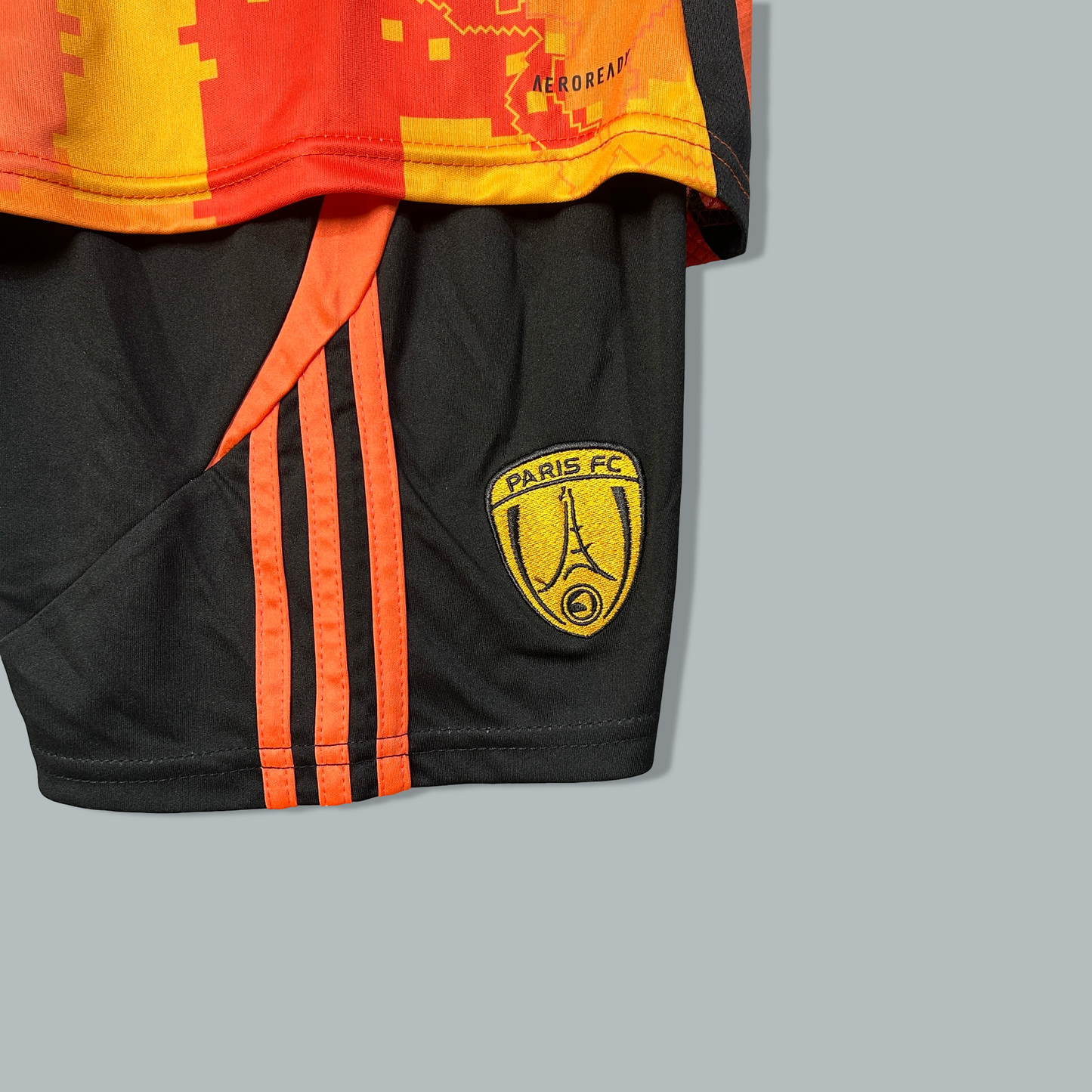 Paris FC 25/26 "Orange Pixel Camo" Premium Kids Kit