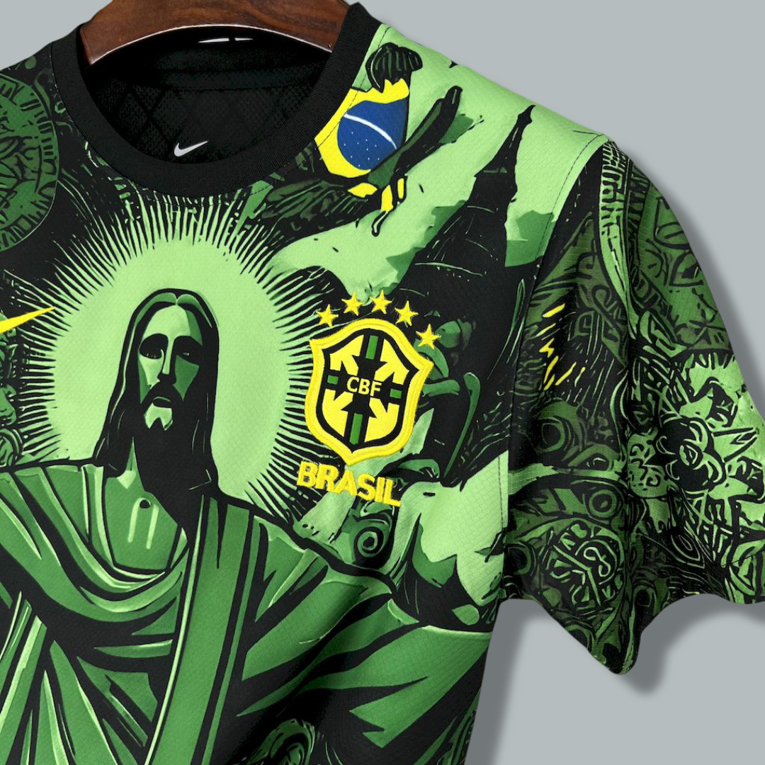 Brazil 25/26 "Green Jesus" Premium Kit