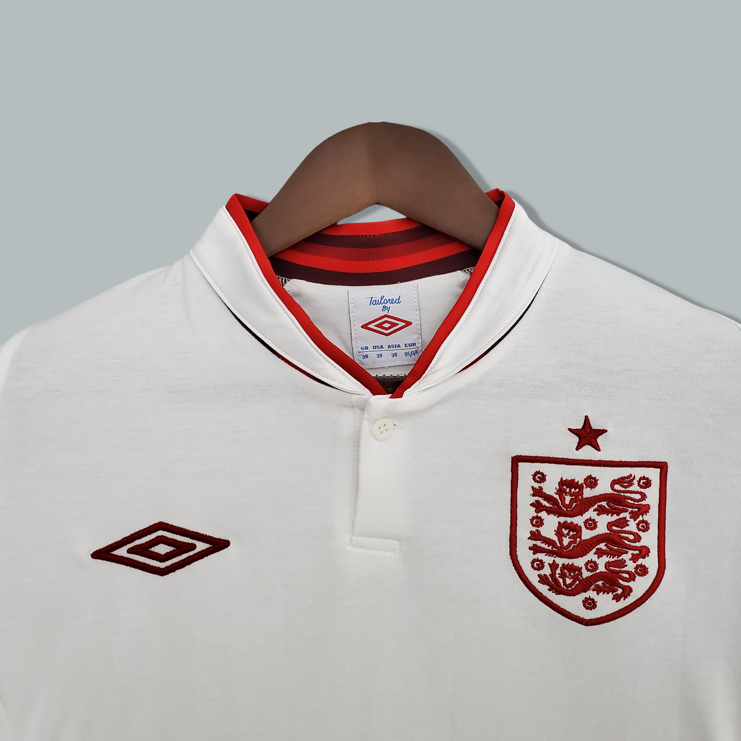 2012 England Home Retro Kit