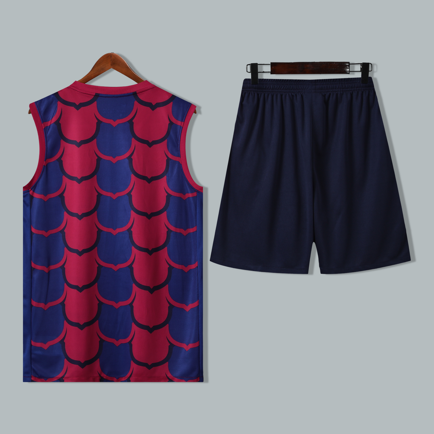 Barcelona 25/26 "Dragon Scales Blaugrana" Sleeveless Training Jersey and Shorts Set