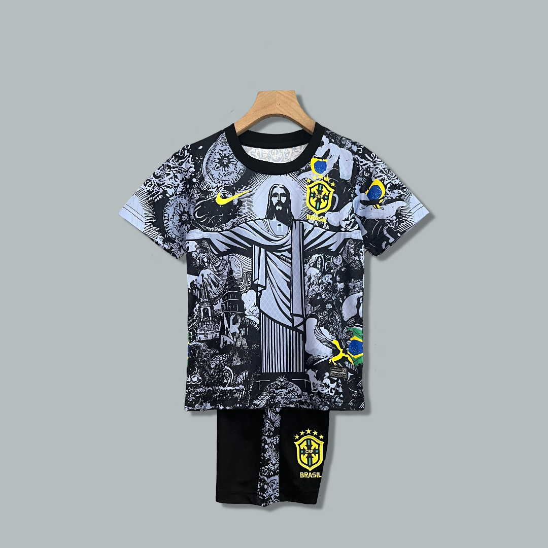 Brazil "Jesus" Grey Premium Kids Kit