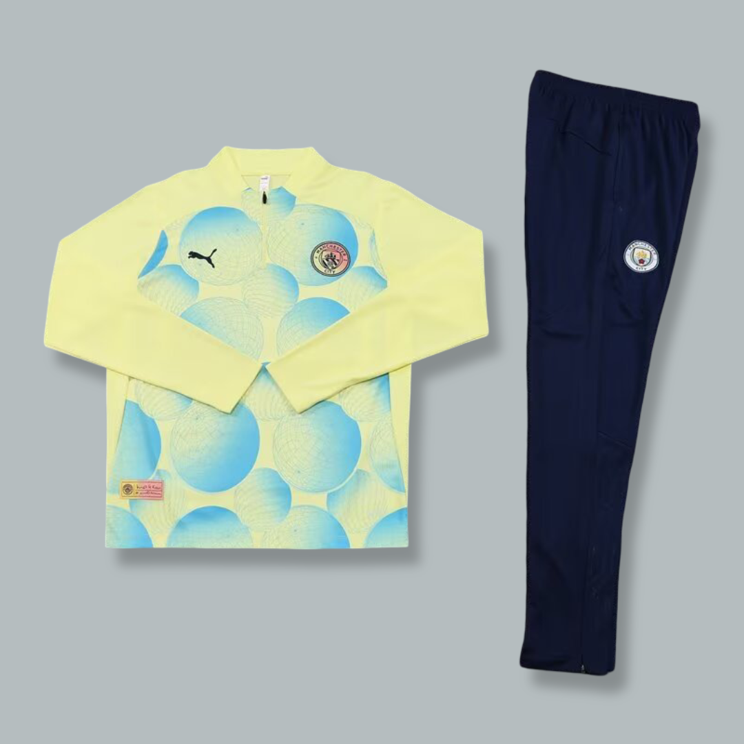 Manchester City 25/26 Training Tracksuit "Yellow & Blue Edition"