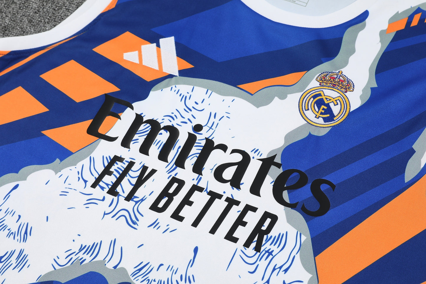 Real Madrid 25/26 "Royal Impact" Sleeveless Training Jersey and Shorts Set