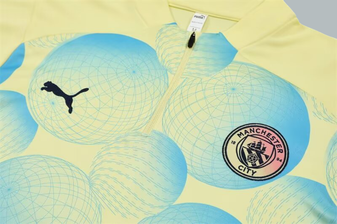 Manchester City 25/26 Training Tracksuit "Yellow & Blue Edition"