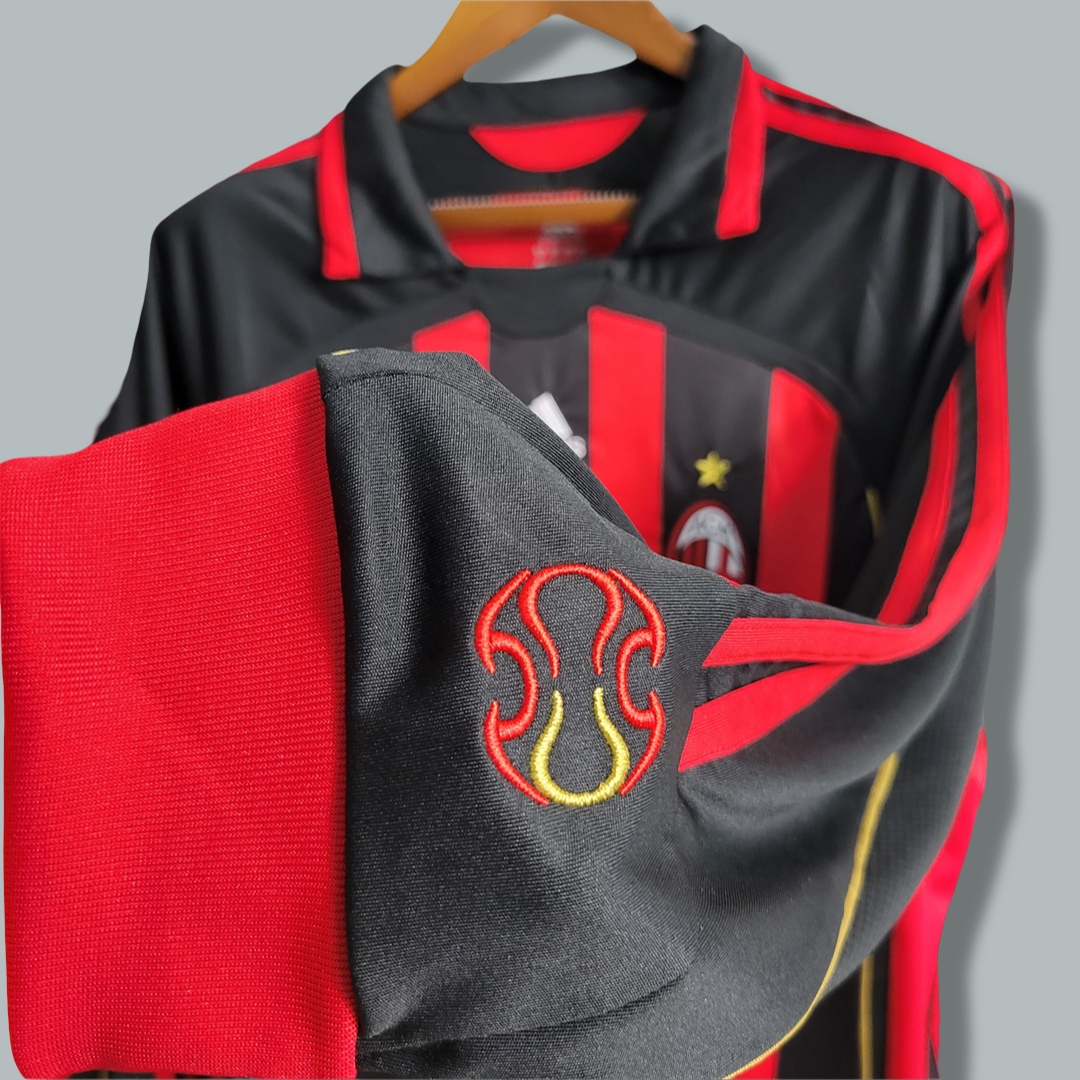 2006-2007 AC Milan Home Long Sleeve Kit