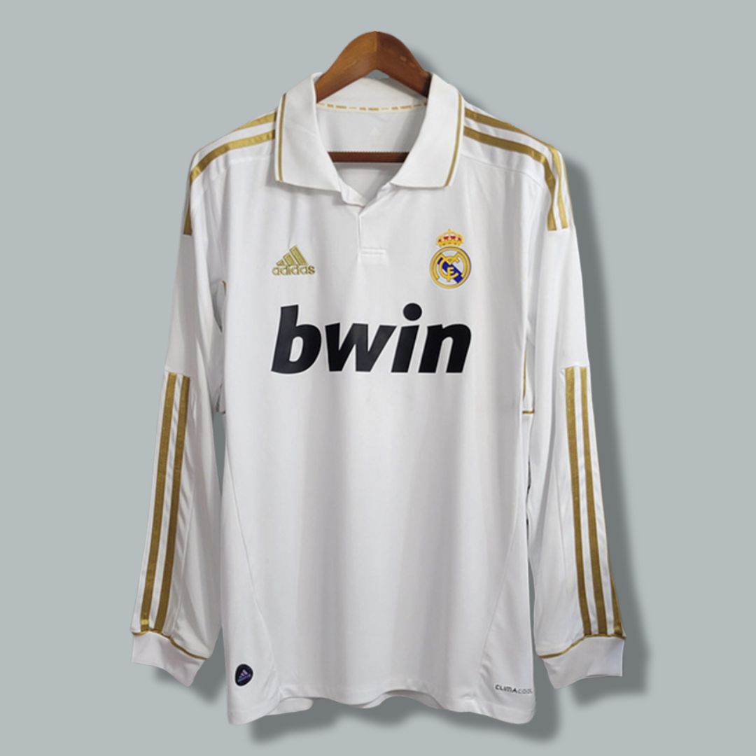 2011-2012 Real Madrid Home Long Sleeve Kit