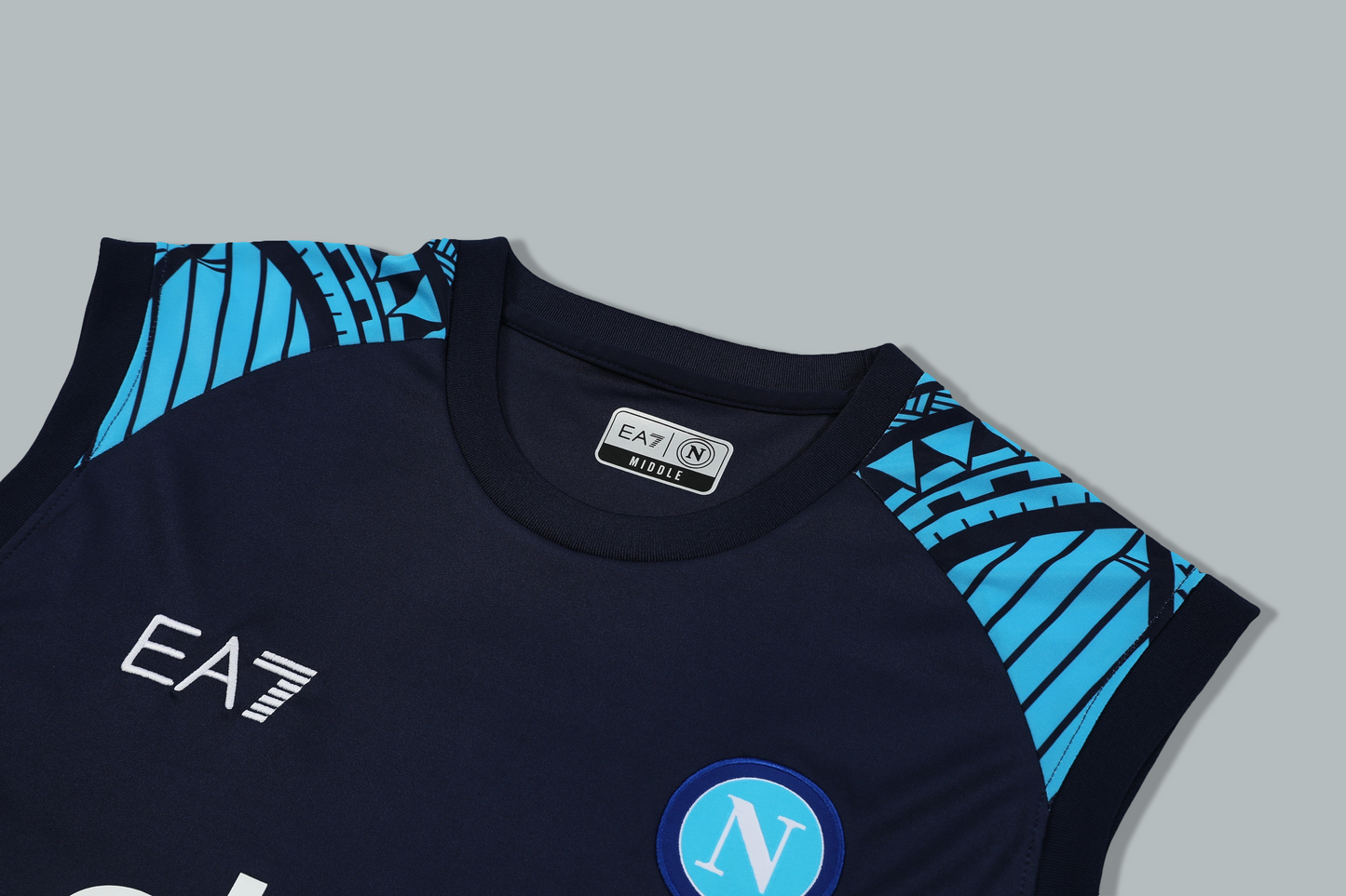Napoli 24/25 "Deep Navy" Sleeveless Training Jersey and Shorts Set