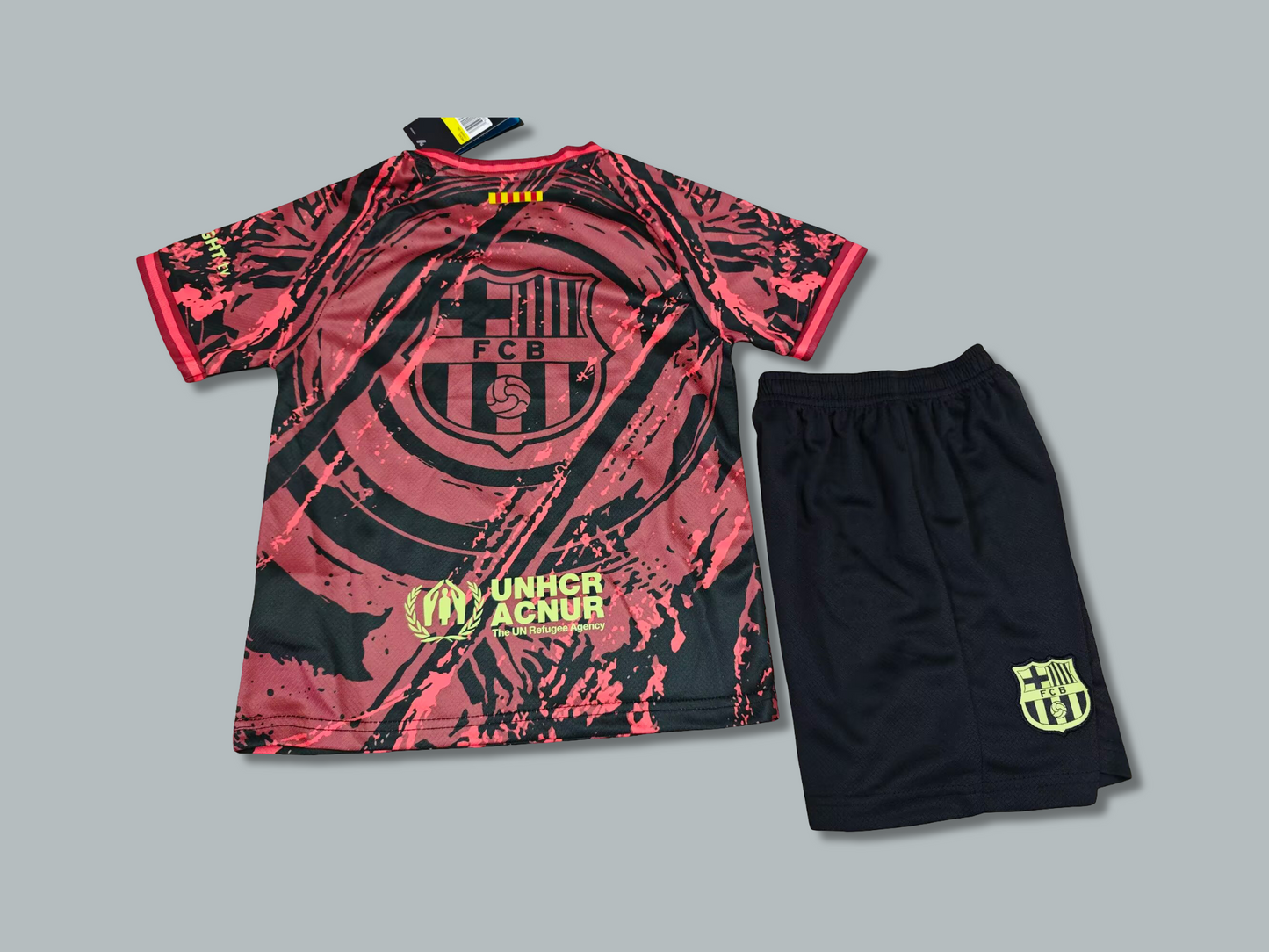 Barcelona 25/26 "Catalan Roots Red" Premium Kids Kit