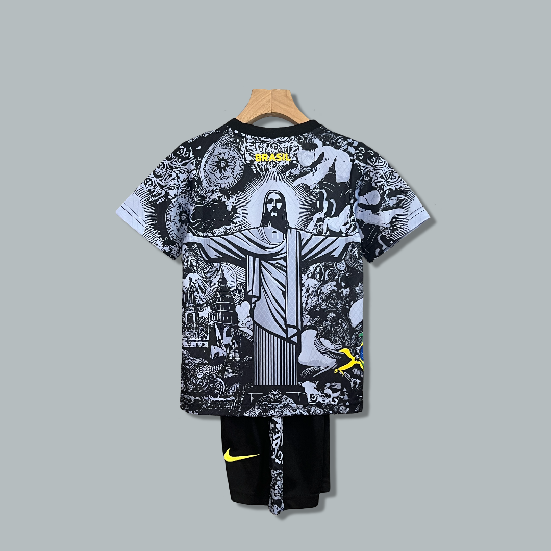 Brazil "Jesus" Grey Premium Kids Kit