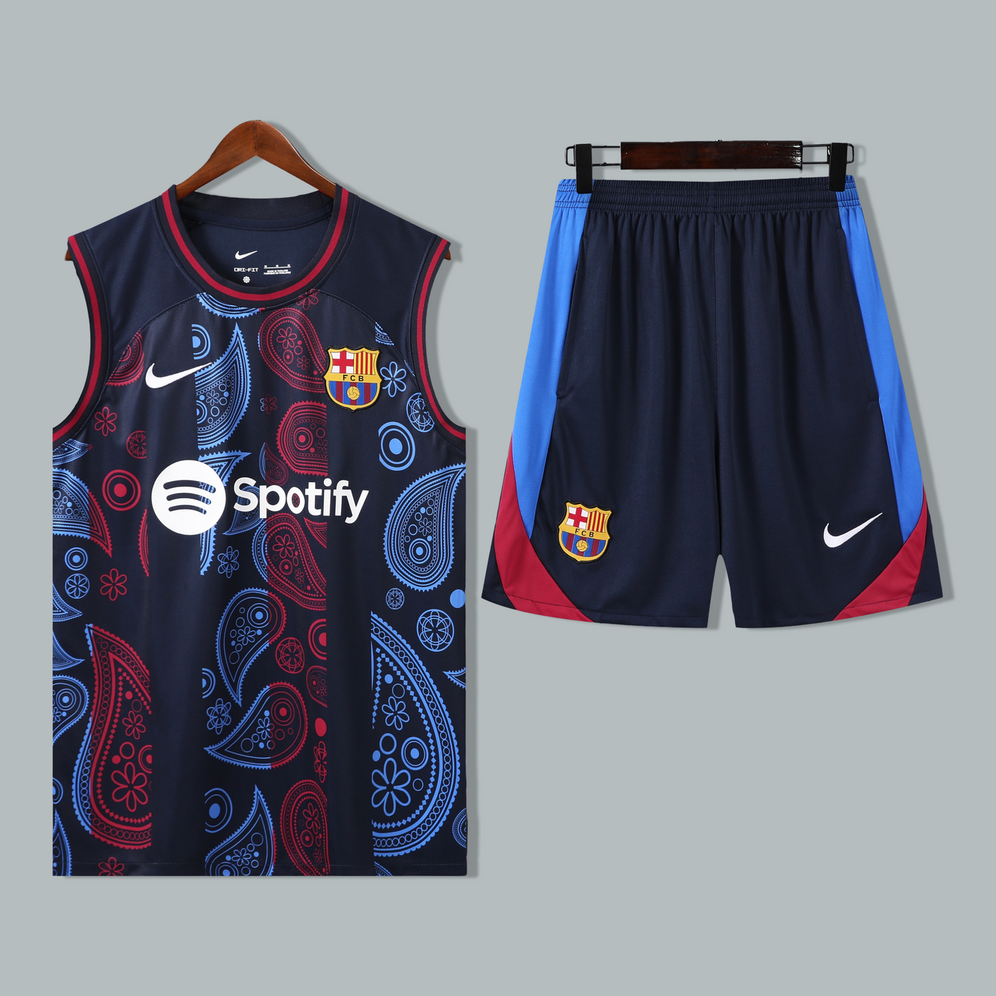 Barcelona 25/26 "Heritage Flow" Premium Sleeveless Jersey and Shorts Set