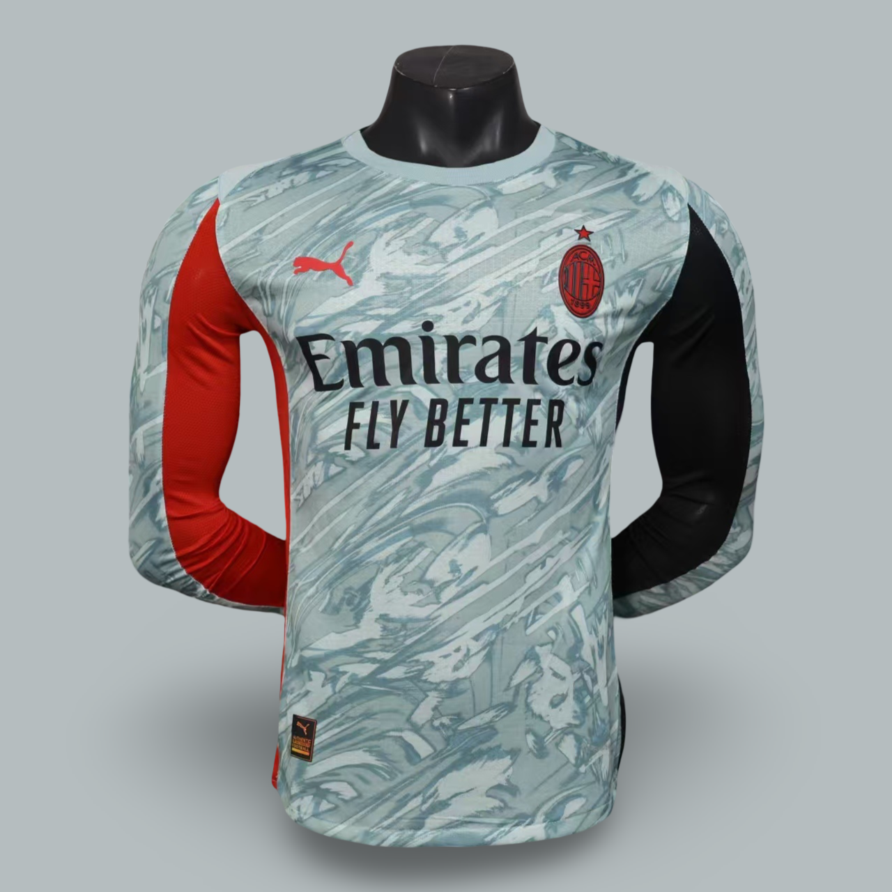 AC Milan 25/26 Goalkeeper Player Edition Long Sleeve Kit