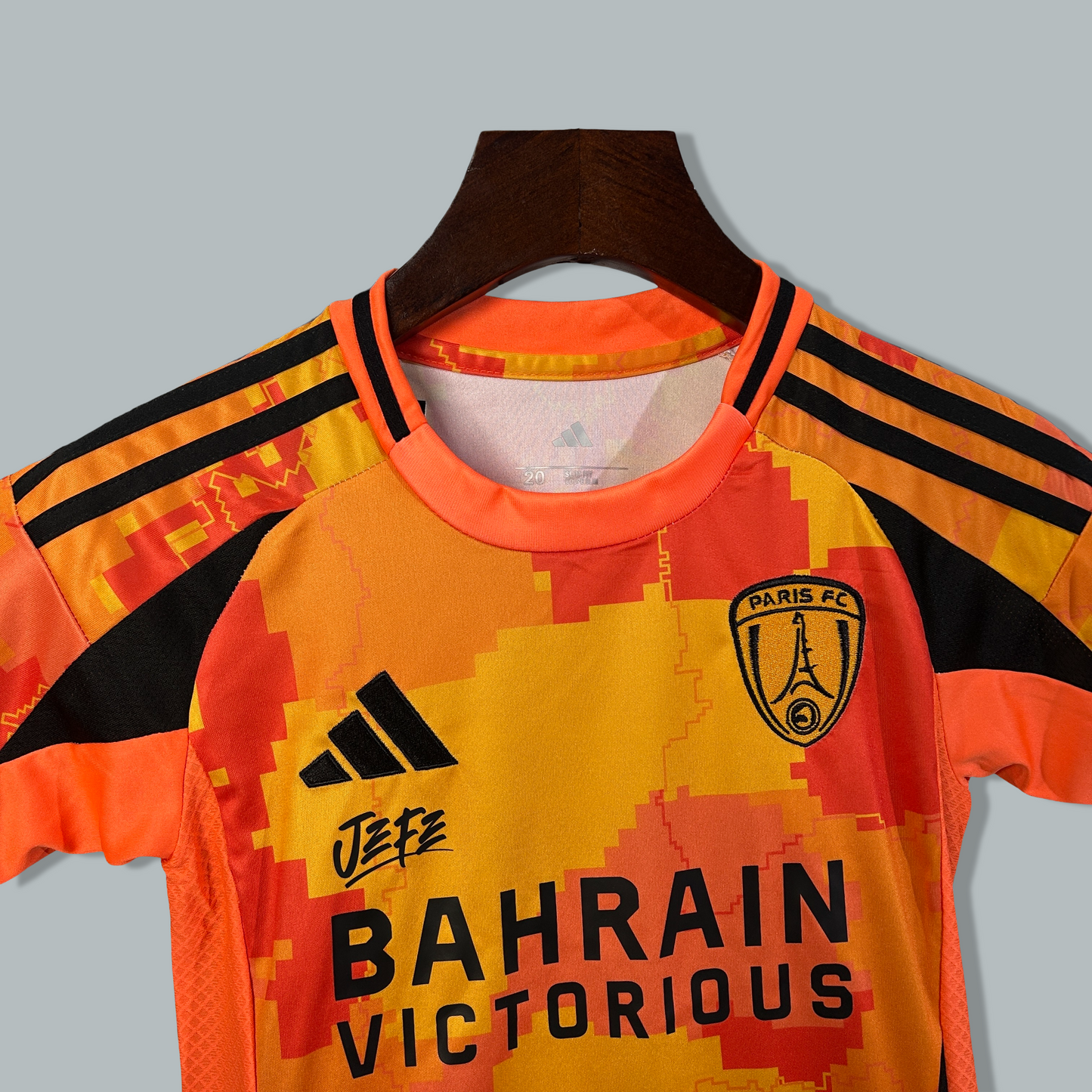 Paris FC 25/26 "Orange Pixel Camo" Premium Kids Kit