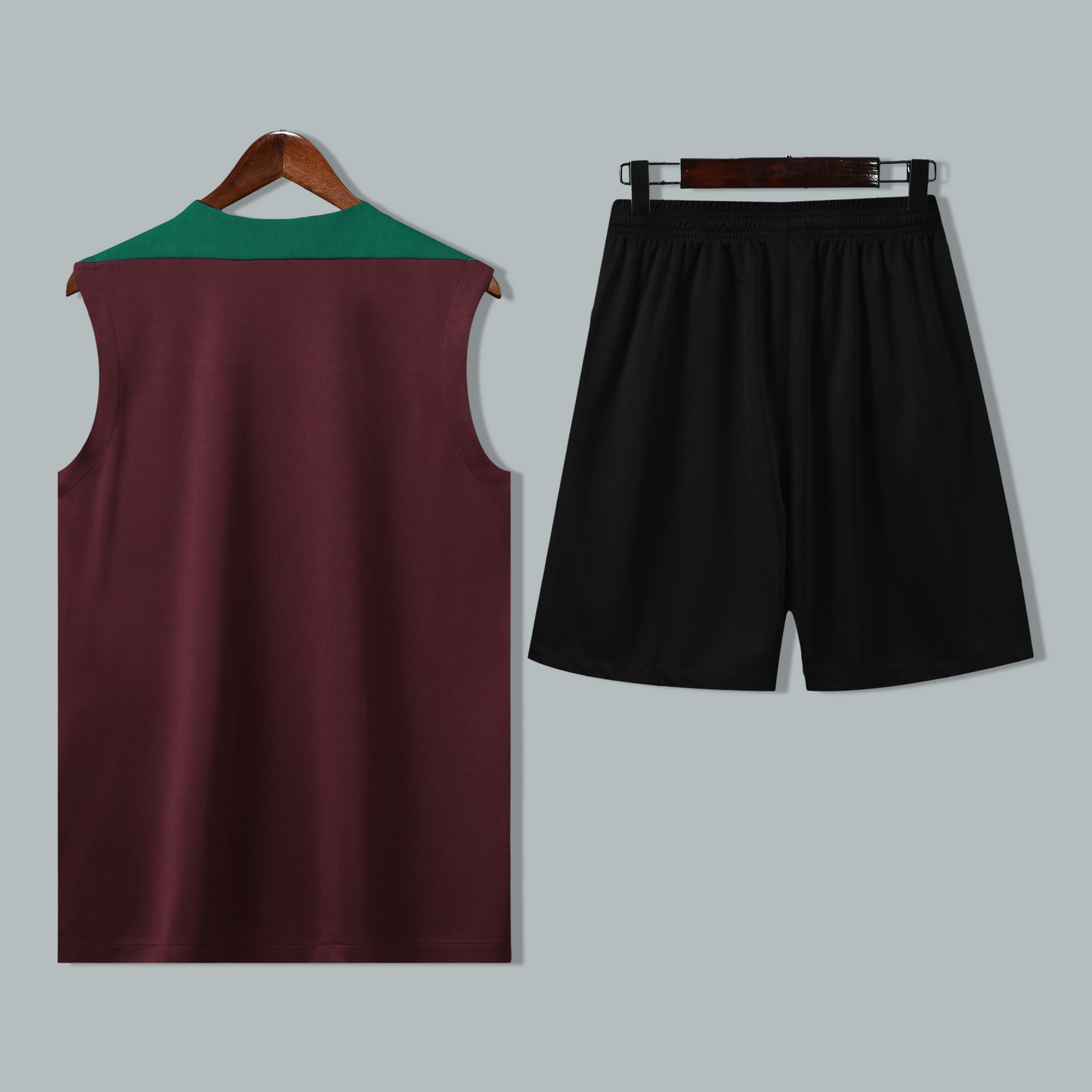 PSG 25/26 "Burgundy Wine" Sleeveless Training Jersey and Shorts Set