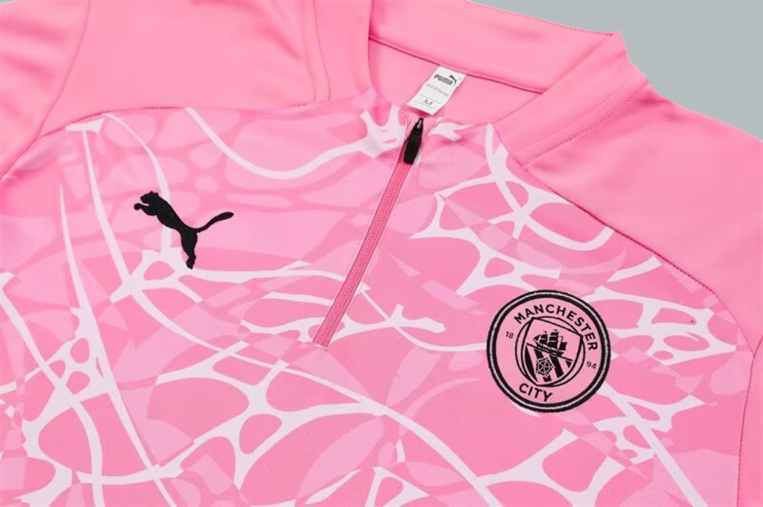 Manchester City 25/26 Training Tracksuit "Neon Pink"
