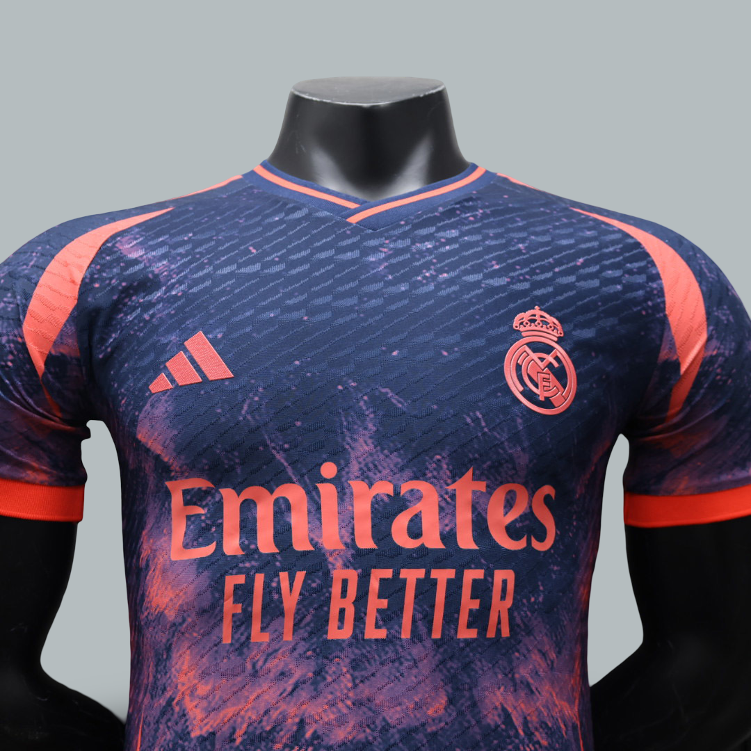 Real Madrid 25/26 "Cosmic Blaze" Player Version Premium Kit
