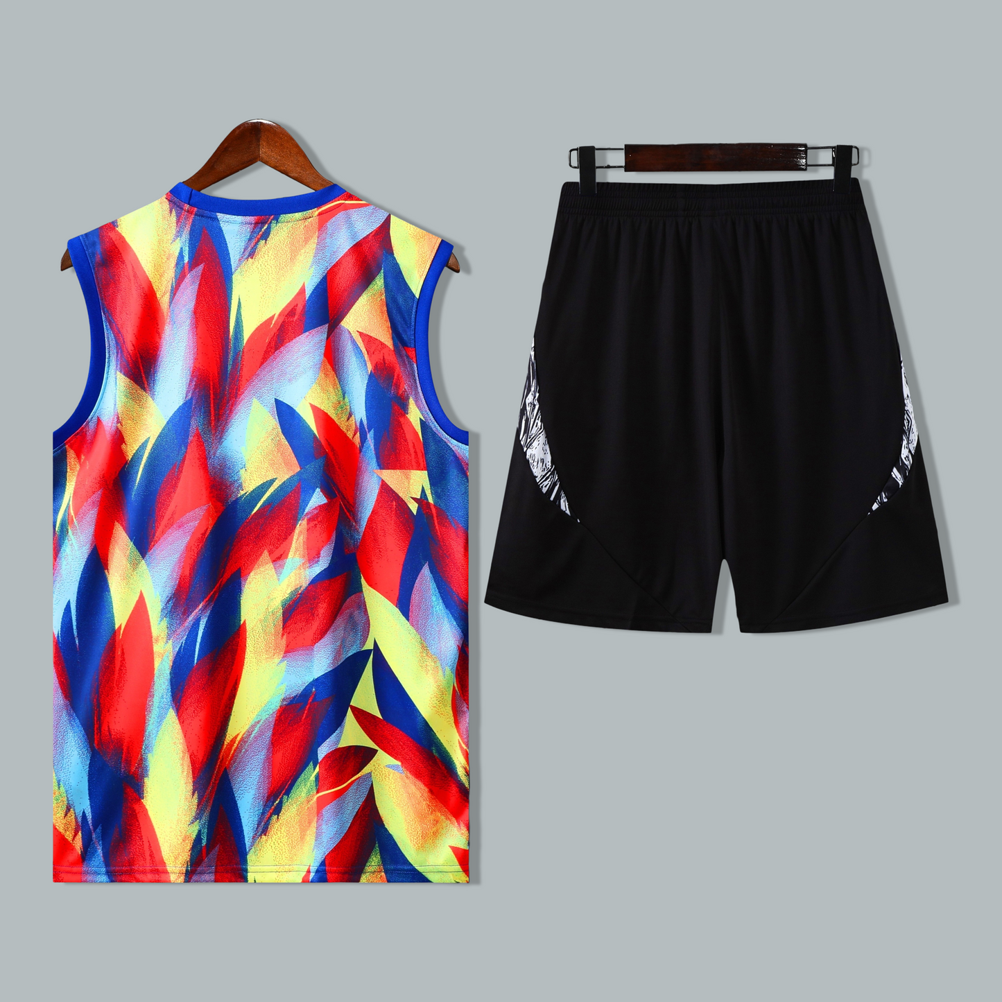 Arsenal 25/26 "Multicolor Flames" Sleeveless Training Jersey and Shorts Set
