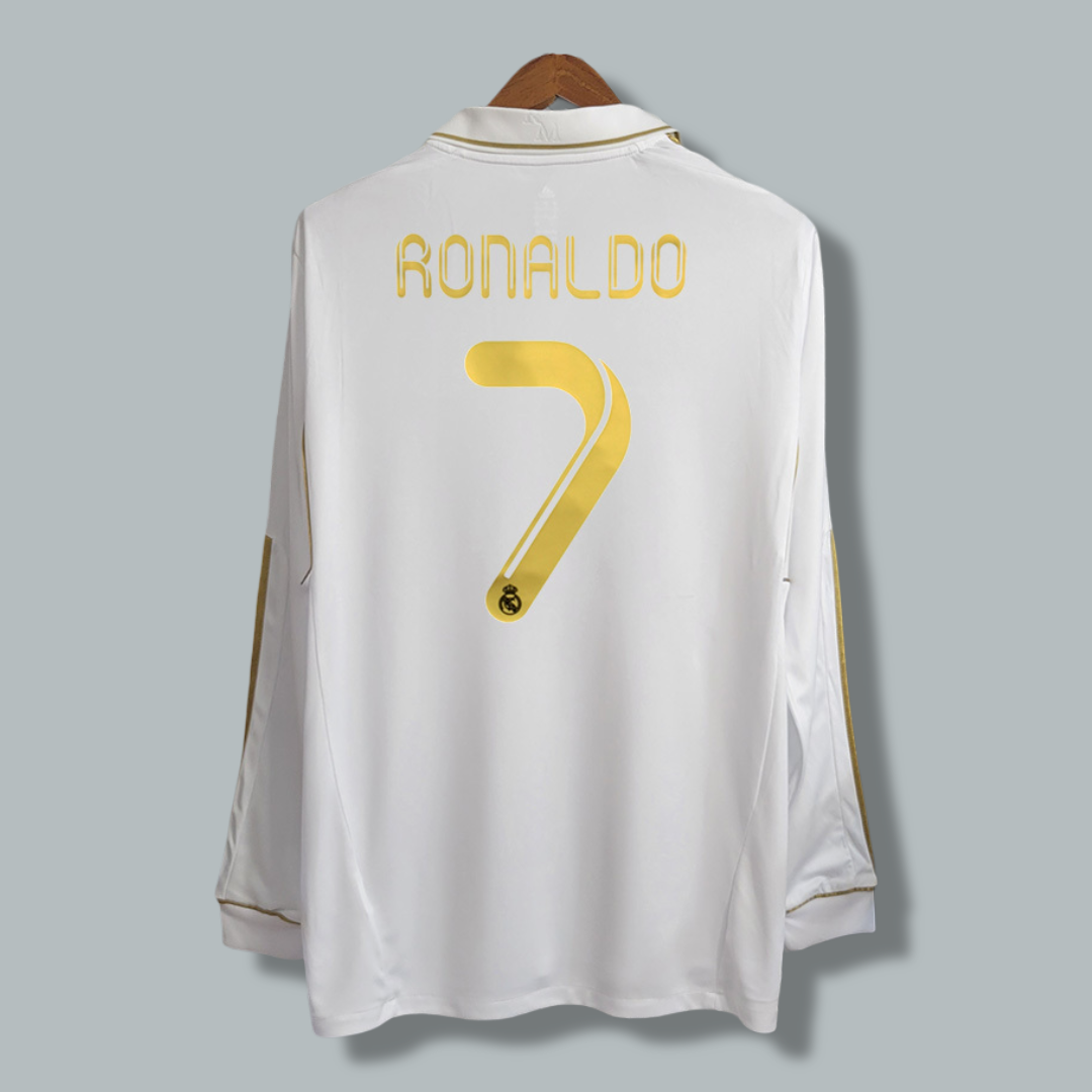 2011-2012 Real Madrid Home Long Sleeve Kit