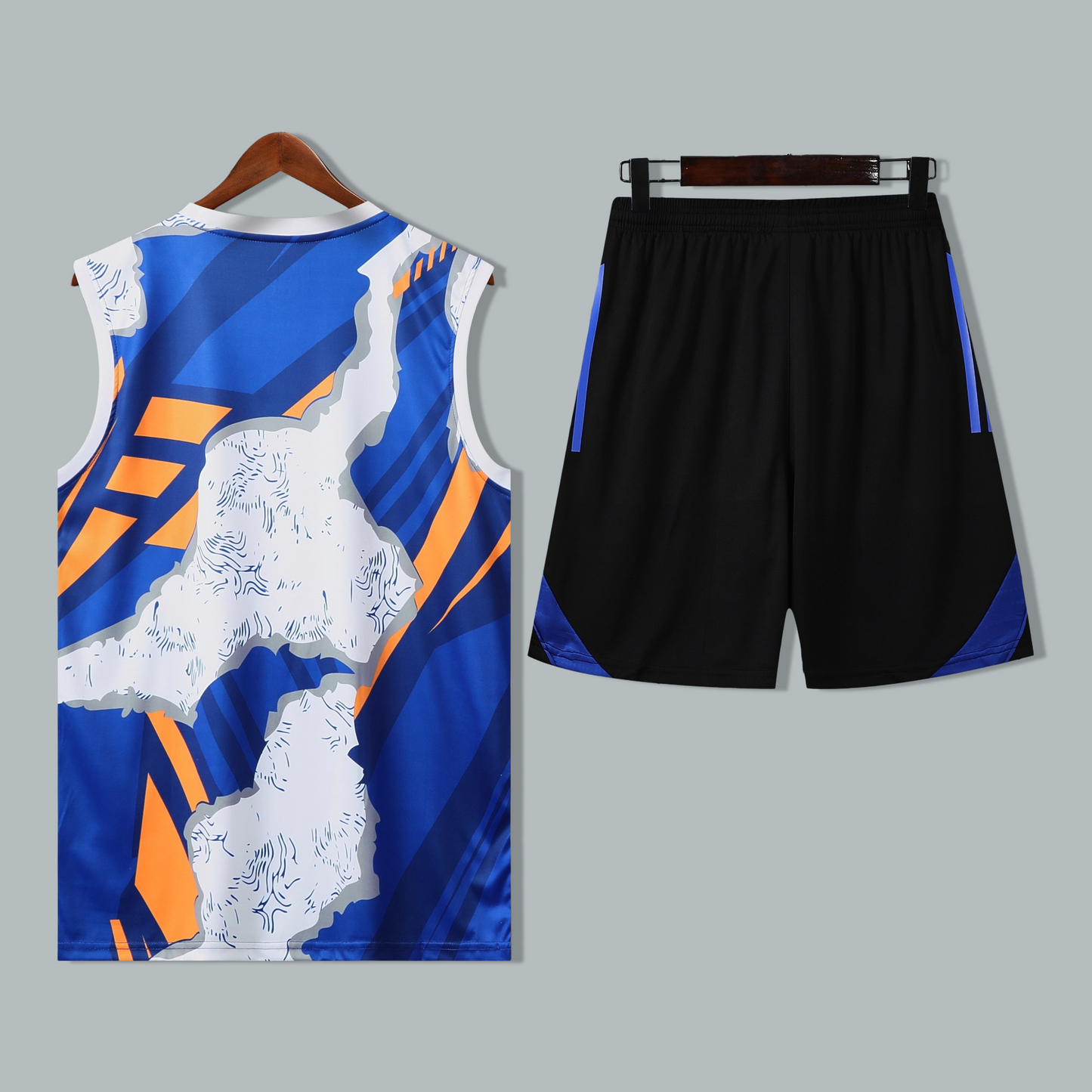 Real Madrid 25/26 "Royal Impact" Sleeveless Training Jersey and Shorts Set