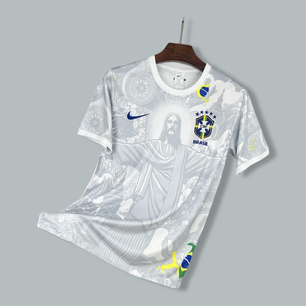 Brazil 25/26 "Christ the Redeemer White" Premium Kit