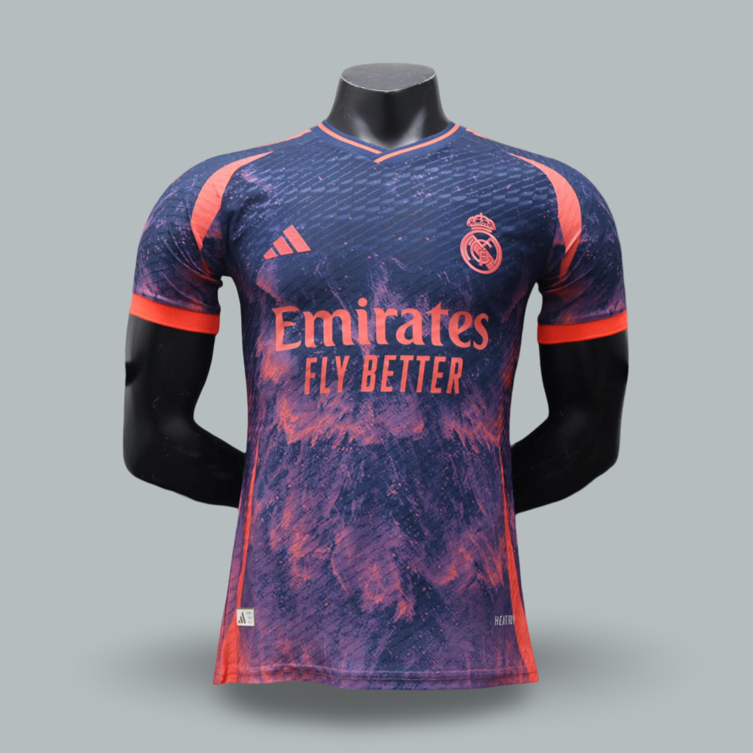 Real Madrid 25/26 "Cosmic Blaze" Player Version Premium Kit