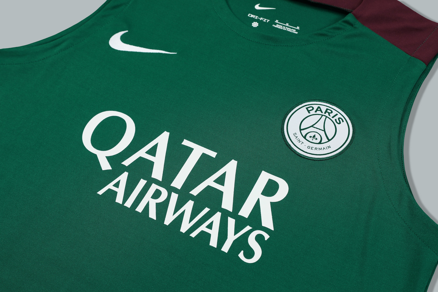 PSG 25/26 "Emerald Green" Sleeveless Training Jersey and Shorts Set