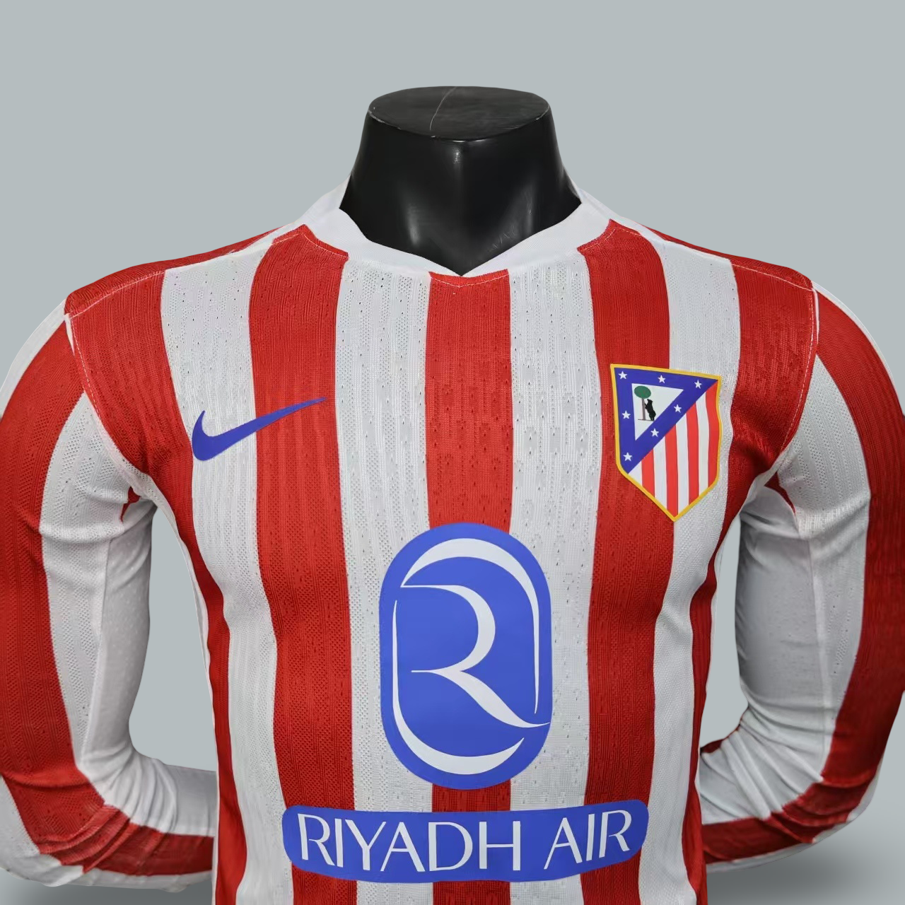 Atletico Madrid 25/26 Home Player Edition Long Sleeve Kit