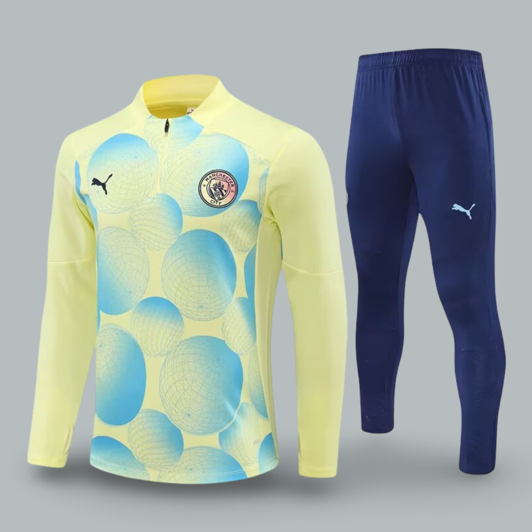 Manchester City 25/26 Training Tracksuit "Yellow & Blue Edition"