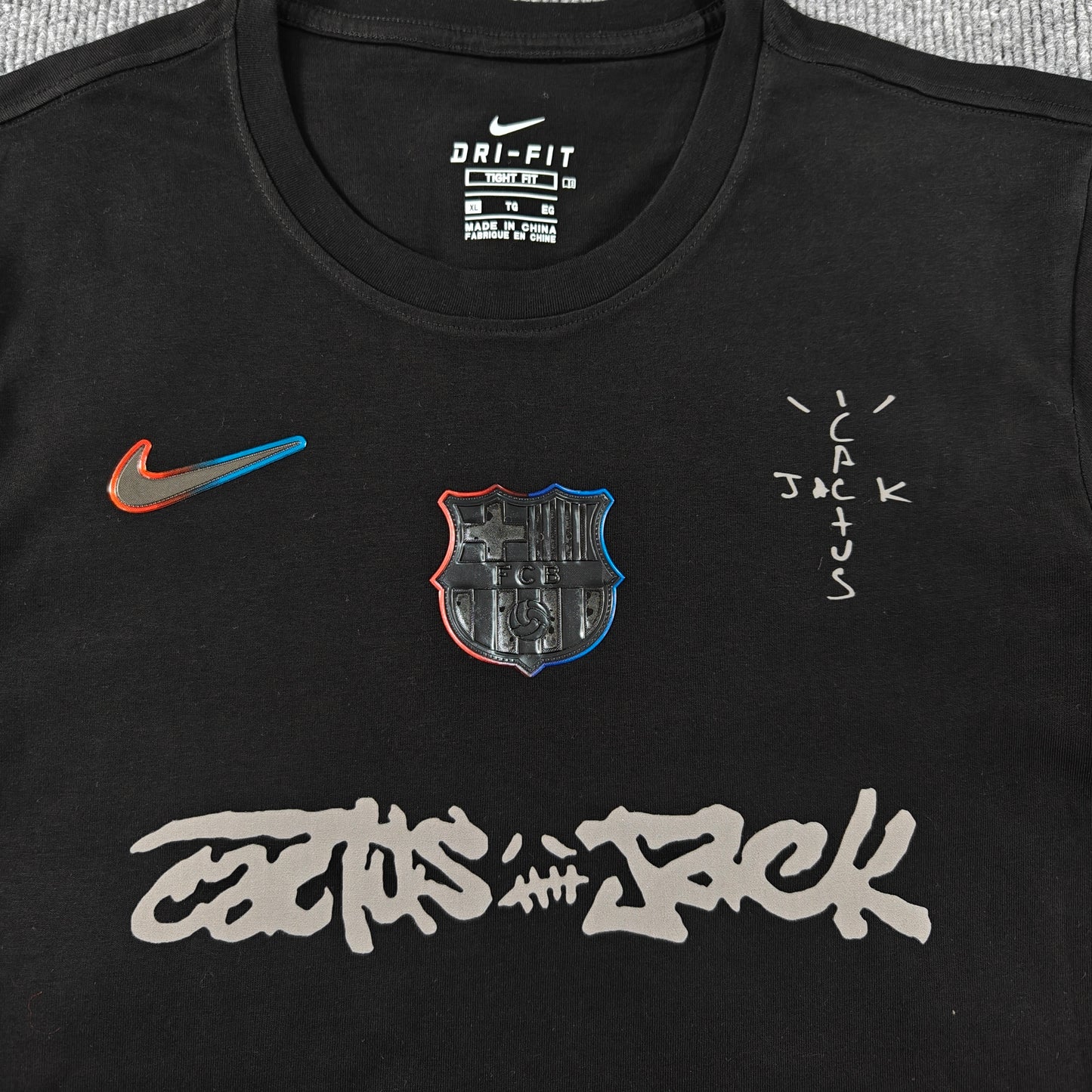 Barcelona x Cactus Jack 25/26 "Black Vision" Premium T-Shirt