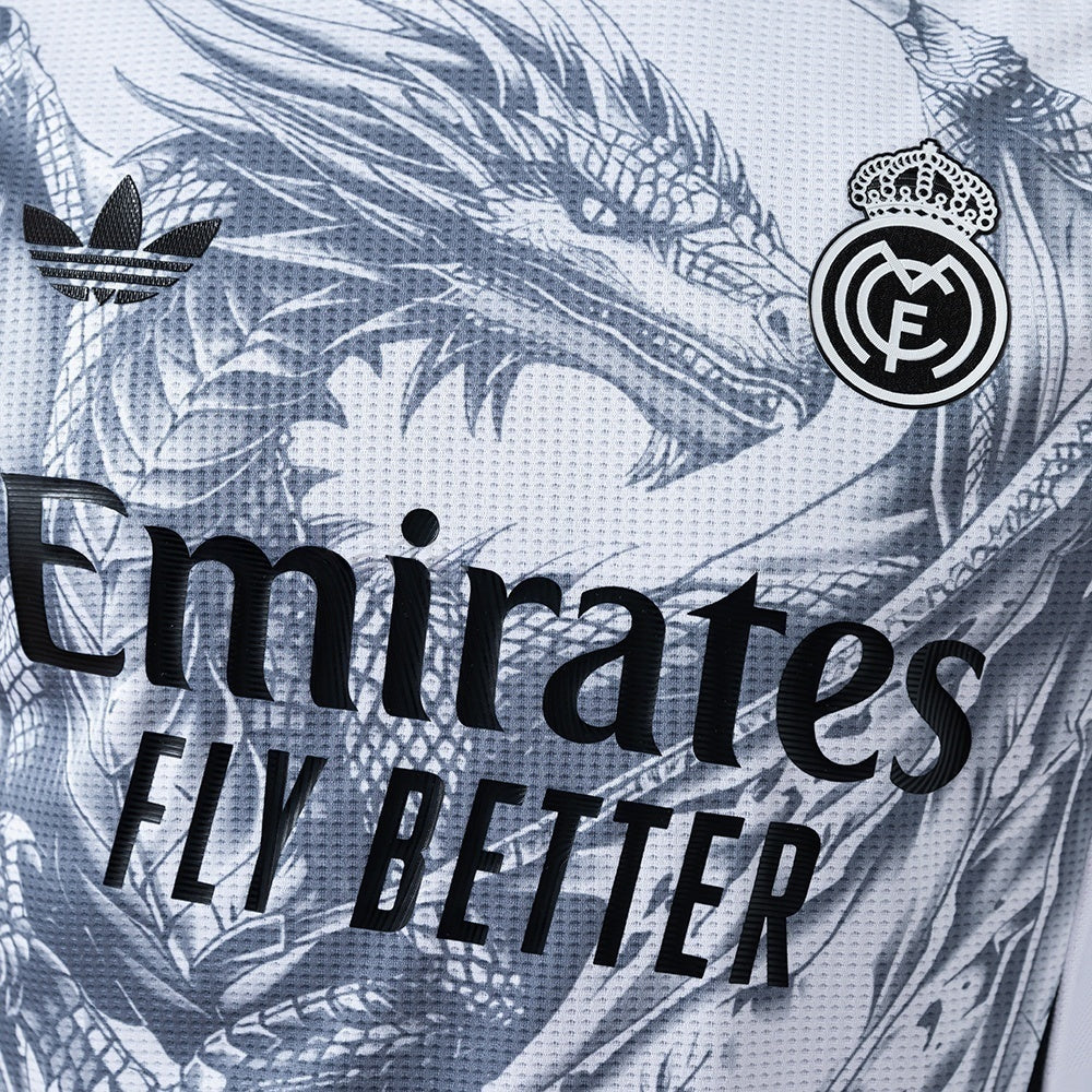 Real Madrid 25/26 "Silver Wyrm" Player Version Premium Kit