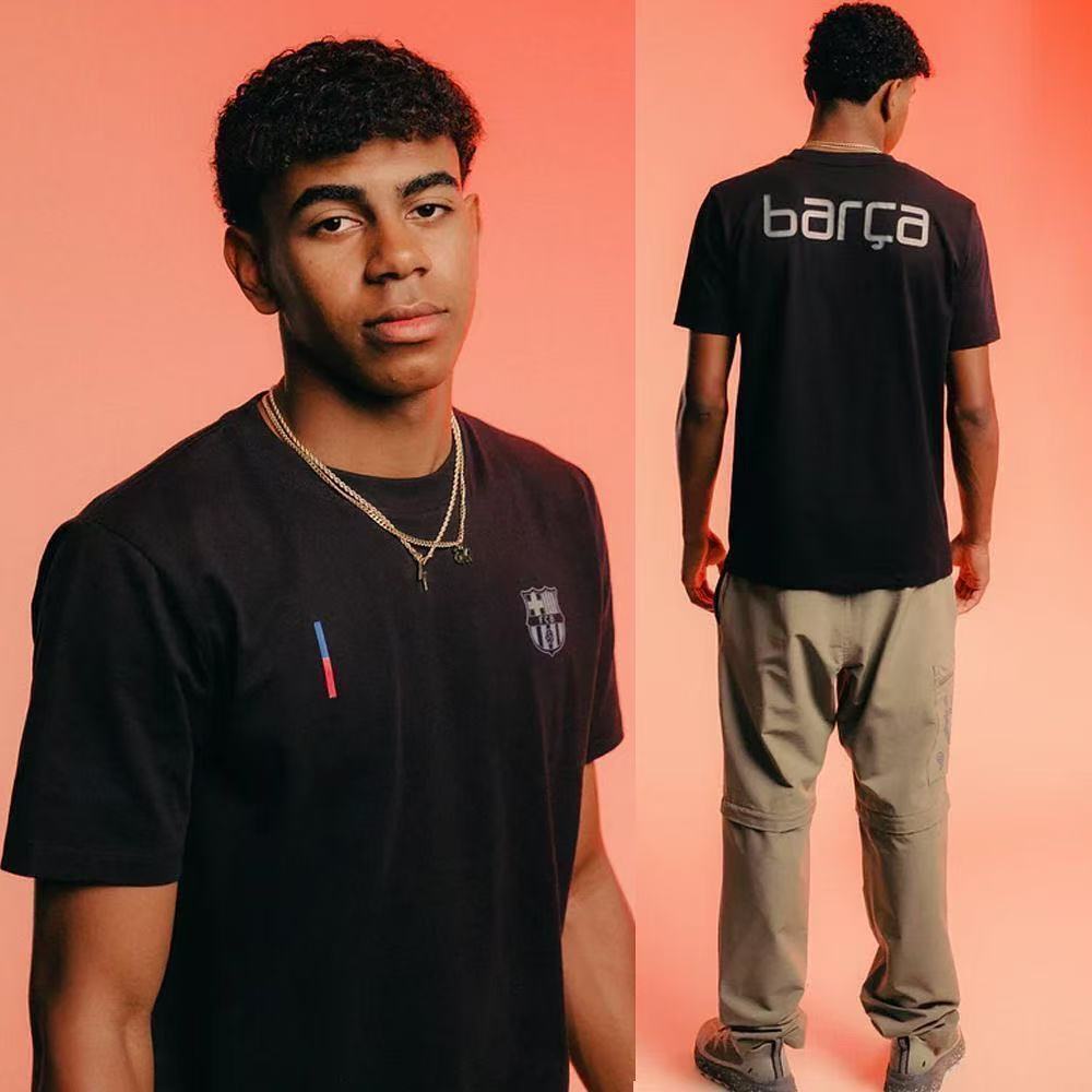 Barcelona 25/26 "Monochrome Pride Black" Premium T-Shirt