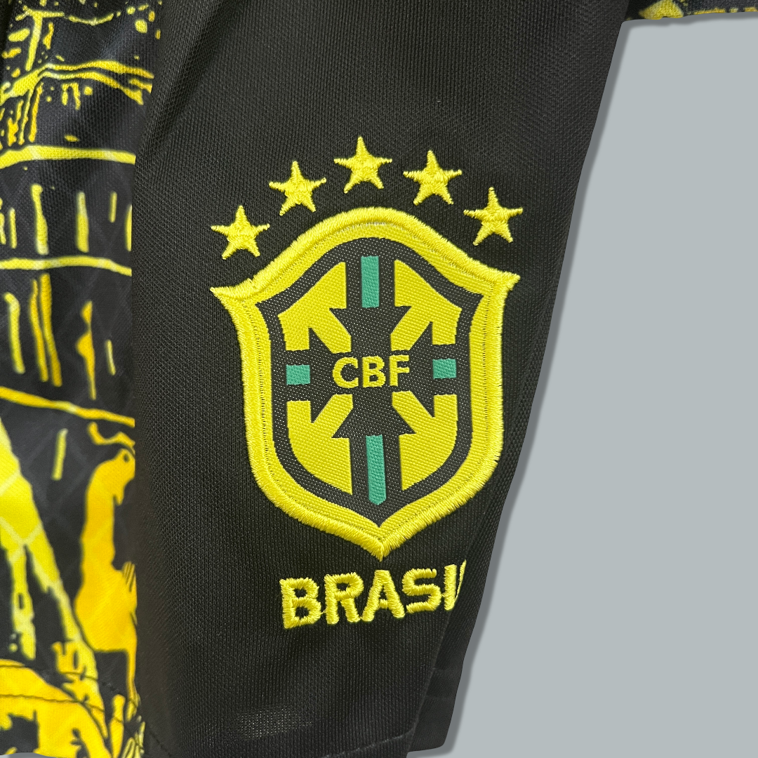 Brazil "Jesus" Yellow Kids Premium Kit