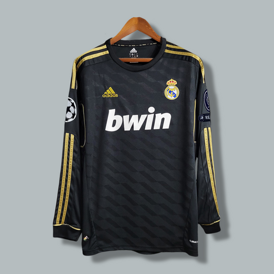2011-2012 Real Madrid Away Black Long Sleeve Kit