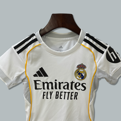 Real Madrid 25/26 Home Kids Kit