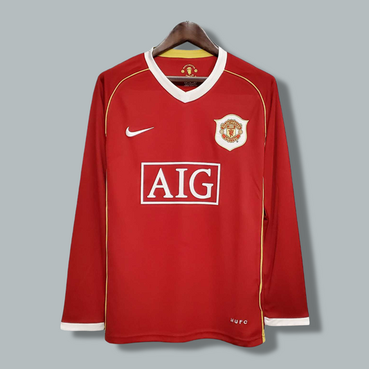 2006-2007 Manchester United Home Long Sleeve Kit