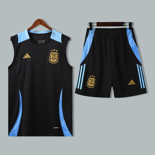 Argentina 24/25 Training Sleeveless Jersey and Shorts Set