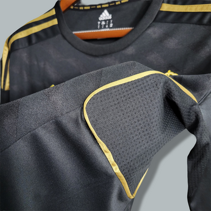 2011-2012 Real Madrid Away Black Long Sleeve Kit