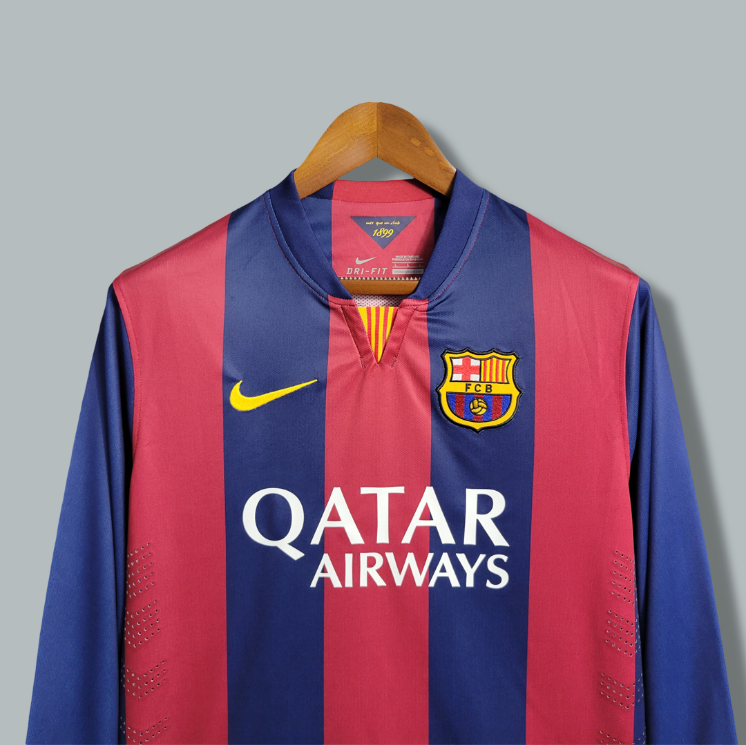 2014-2015 Barcelona Home Long Sleeve Kit
