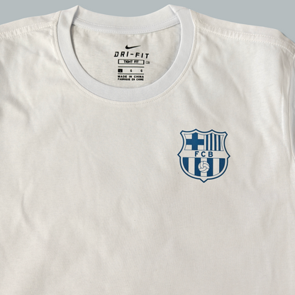 Barcelona 25/26 "Blanc Crest" Premium T-Shirt