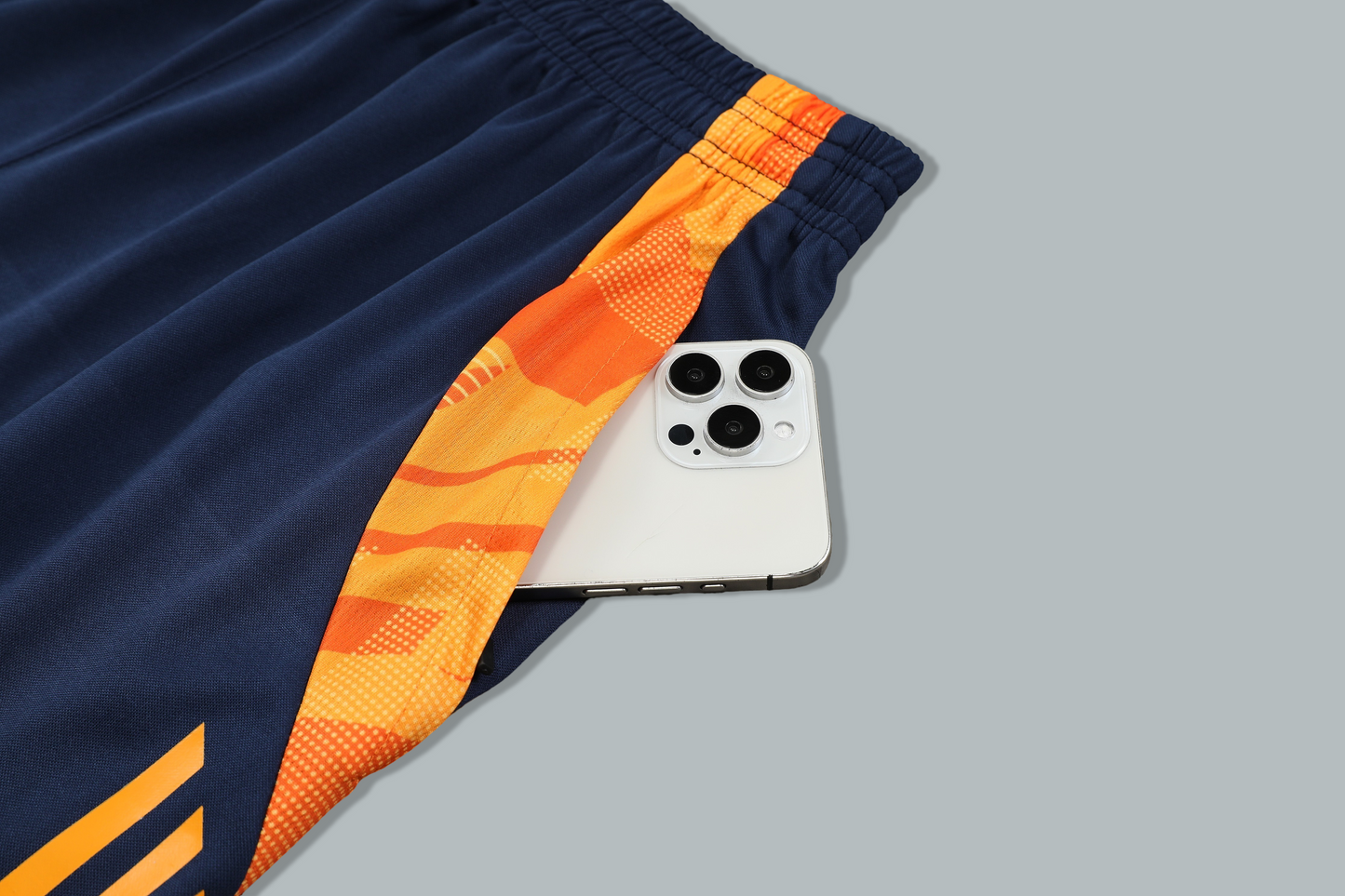 Real Madrid 24/25 'Orange Flame' Sleeveless Training Jersey and Shorts Set