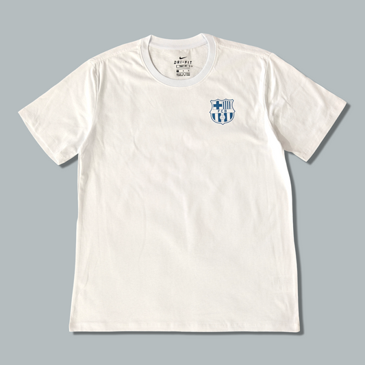 Barcelona 25/26 "Blanc Crest" Premium T-Shirt